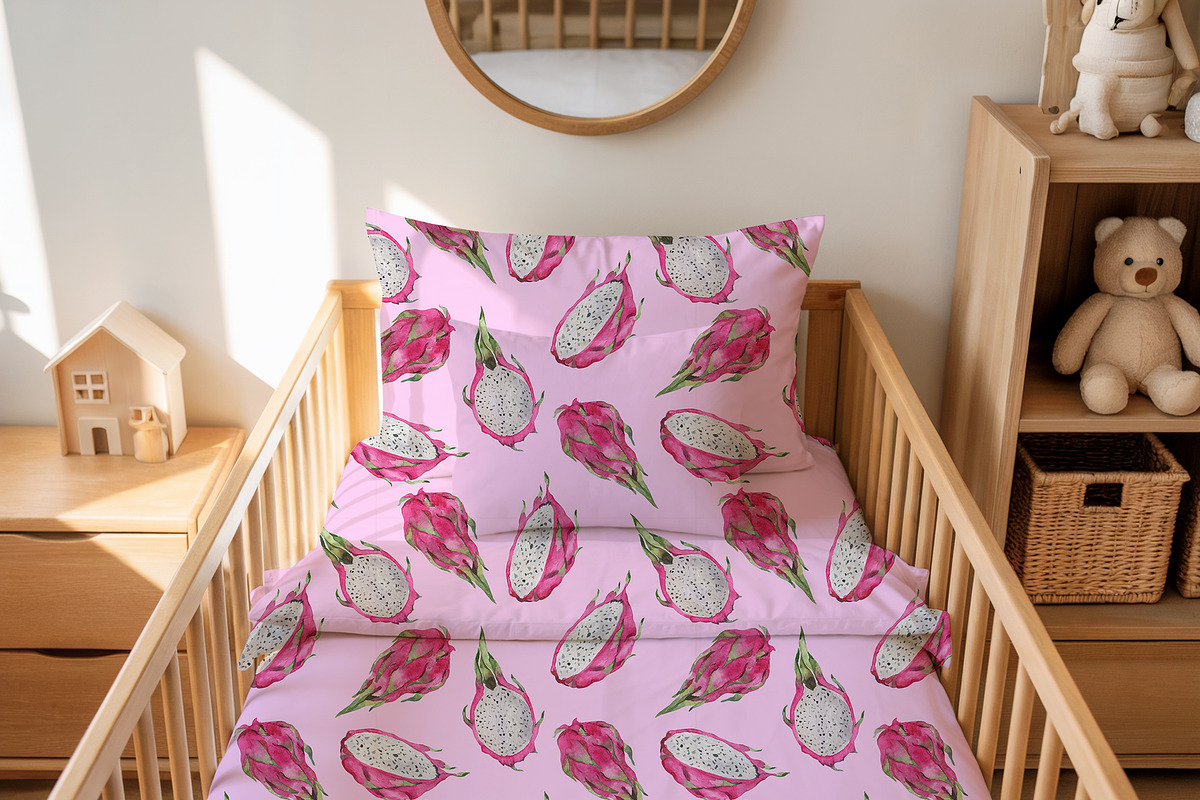 Watercolor Exotic Fruits Patterns, a Pattern Graphic by PatternPalette (Photo 4 of 15)