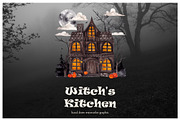 Witch's Kitchen. Hand draw graphic, an Object Illustration by ma_i_vi (Thumbnail 12 of 12)