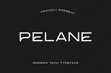 Pelane – Clean Tech Modern Typeface
