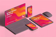 Responsive Clay Screen Device Mockup, a Device Mockup by zippypixelstudio (Thumbnail 8 of 13)