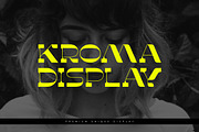 Kroma Modern Display Font, a Font by Webhance Studio (Thumbnail 1 of 5)