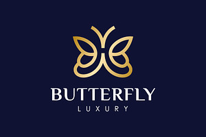 Fancy Decoration Butterfly Logo