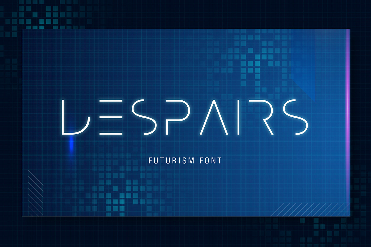 Despairs - Futurism Font, a Font by Typefactoryco (Photo 1 of 8)