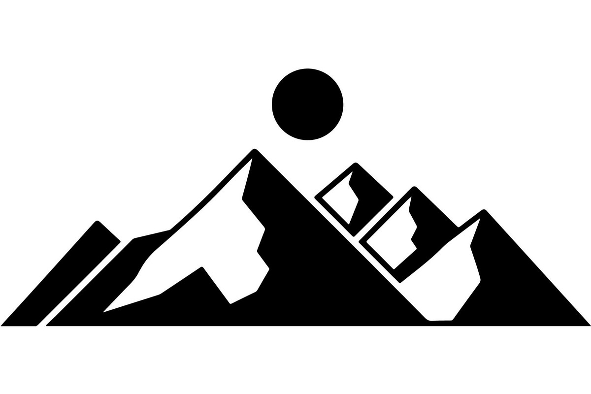 Mountain Range Silhouette, an Object Graphic by Designer_Momina (Photo 18 of 20)