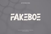 Fakeboe - Modern Display Typeface, a Handwritten Font by garismantra (Thumbnail 1 of 4)