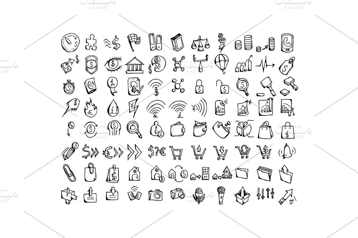 3140 Hand Drawn doodle Icons, an Outline Icon by TKDoodle (Photo 27 of 42)