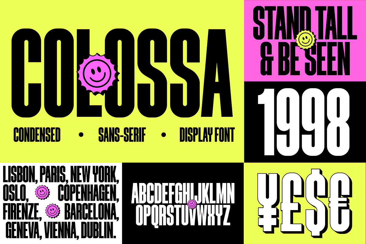 3 Unique Display Fonts Pack, a Sans Serif Font by Oskar Biehl (Photo 2 of 4)