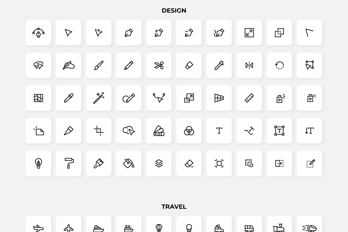 1500 Outline Icons Canva Bundle, an Outline Icon by Abert (Photo 13 of 15)