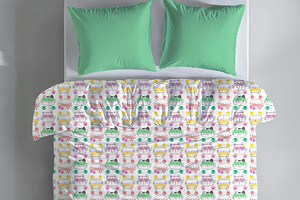 Cute Cats Seamless Pattern