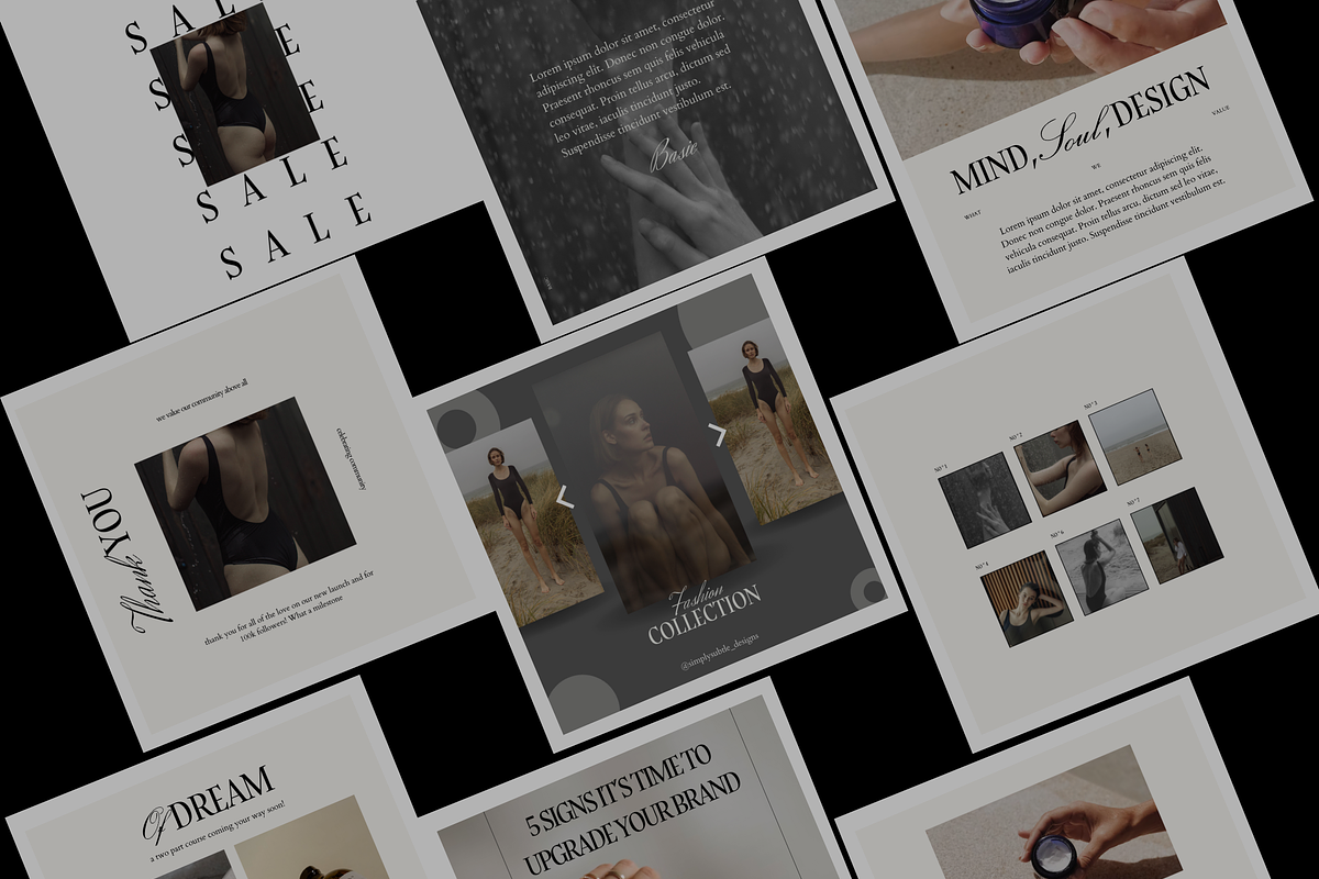 simplyBASIC | Instagram Templates, a Social Media Template by Simply Subtle Designs (Photo 1 of 5)