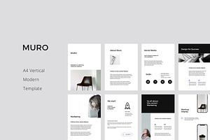 MURO - Keynote A4 Vertical Template