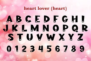 Heart Lover - Display Font