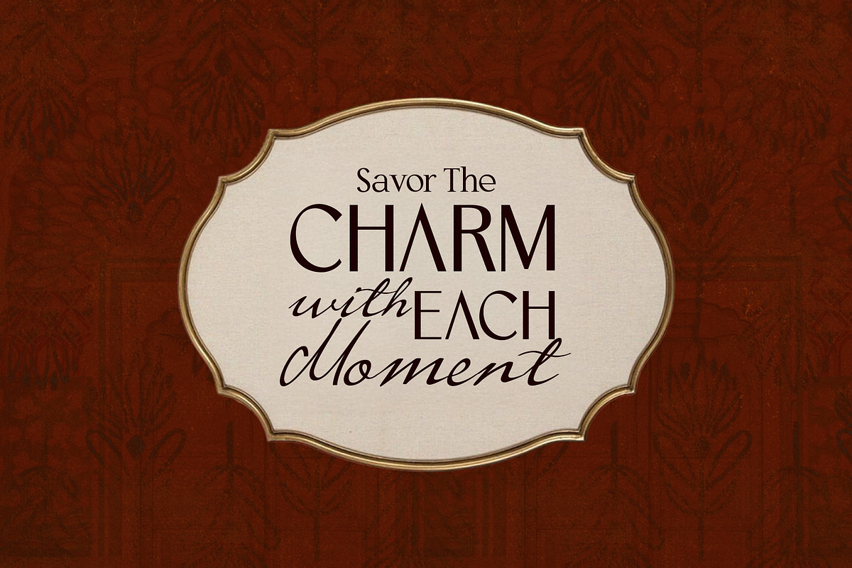 Meadow Reverie - Trio Vintage, a Script Font by Setara Langit CreativeStd (Photo 5 of 15)