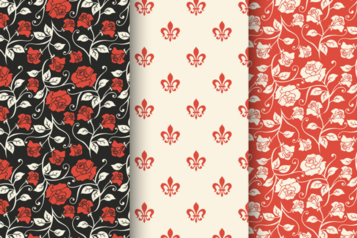 18 Versailles style papers + frames, a Pattern Graphic by CLIPART GARDEN (Photo 3 of 5)
