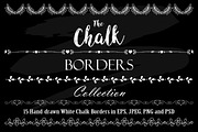 White Chalk Borders Collection, an Illustration by RabbitAndPencil (Thumbnail 1 of 2)