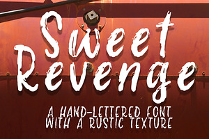 Sweet Revenge Hand-lettered Font