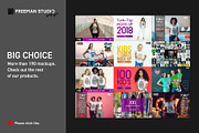 T-Shirt Mock-Up Set, a Shirt Mockup by Freeman Studio (Thumbnail 14 of 18)