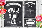 Massive Chalk Wedding Bundle 60% off, an Invitation Template by SkyvaraSupply (Thumbnail 6 of 12)