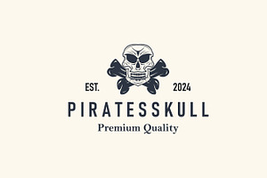skull head logo simple design, a Branding & Logo Template by Maylianaw28
