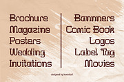 Agostia - Modern Display Font, a Slab Serif Font by haniefart (Thumbnail 2 of 10)