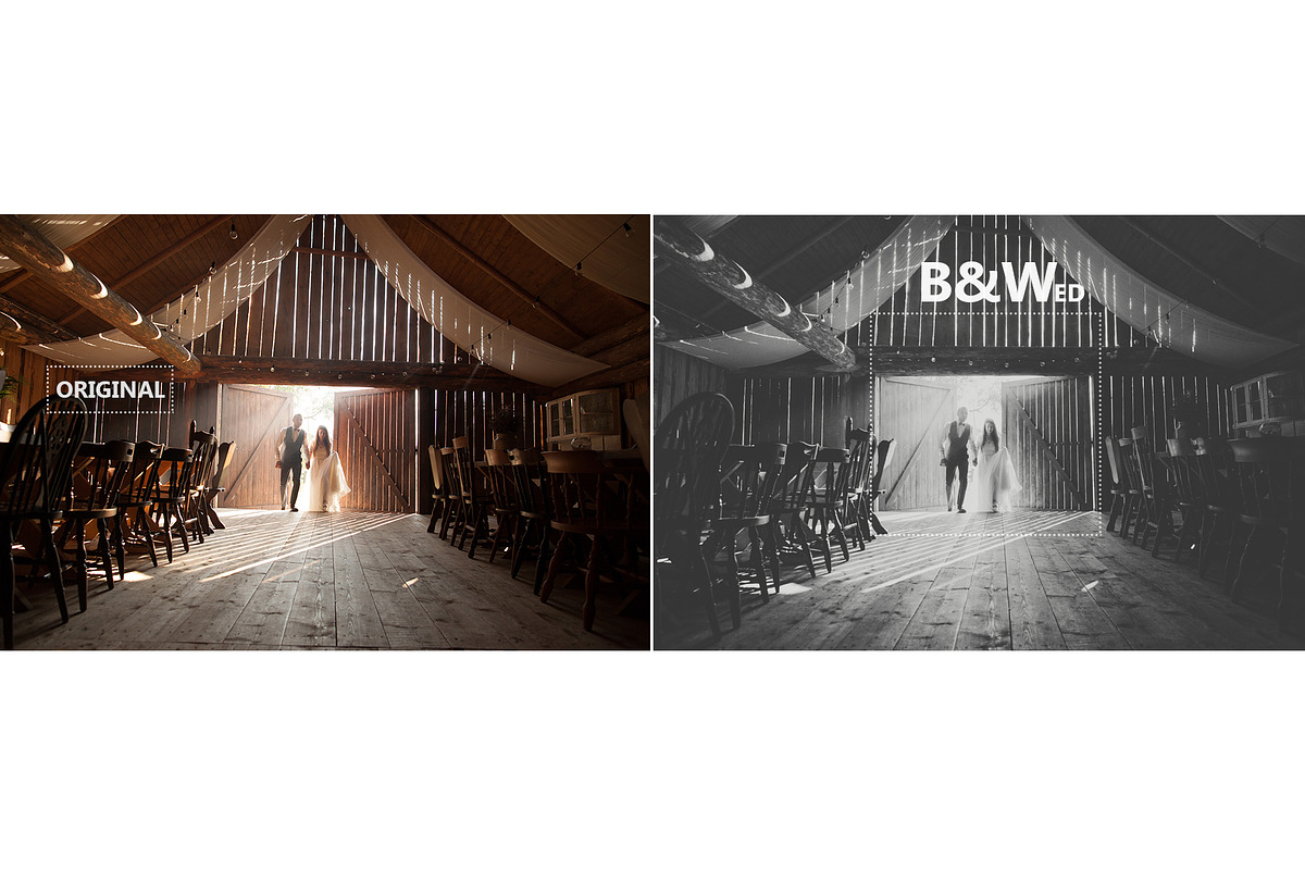 B&Wed Lightroom&Photoshop preset preview 5