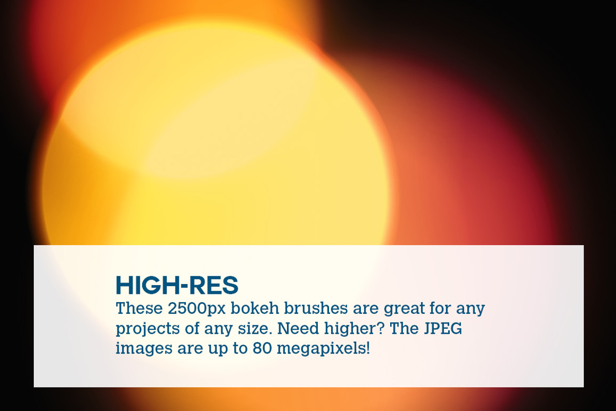Boke-Aji - 80 Large Bokeh Brushes preview 3