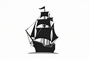 Classic Sailing Ship Vector Bundle, an Object Graphic by Designs_River (Thumbnail 11 of 11)