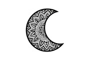 Mandala Crescent Moon Bundle, an Illustration by Designs_River (Thumbnail 20 of 31)