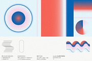 Gradients + Objects, a Background Graphic by kloroform (Thumbnail 1 of 13)