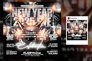 New Year Party Flyer Template, a Flyer Template by RTXdesinger99 (Thumbnail 3 of 3)