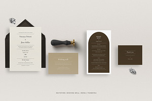 Wedding Invitation Set - Minimalist