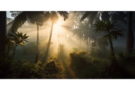 Landscape of rainforest, a Nature Photo by Neirfy