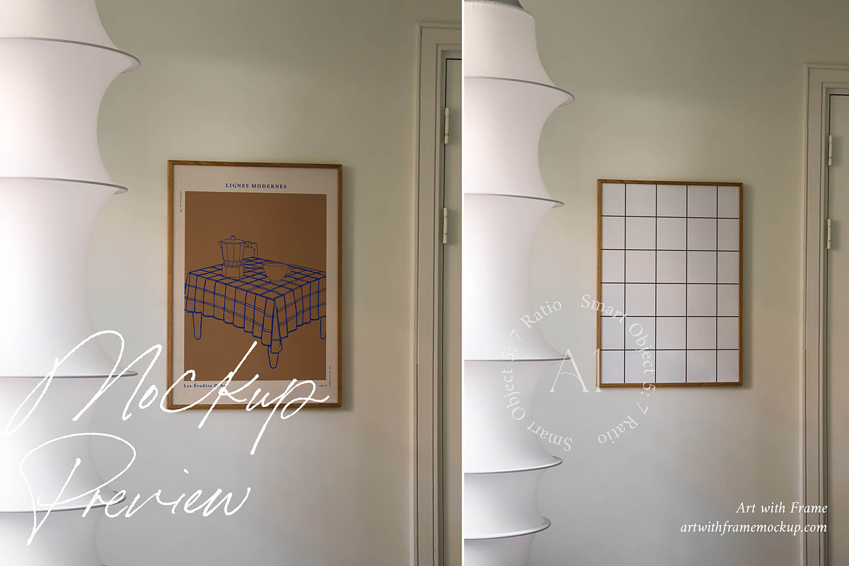 20 Scandinavian Living Room Mockup, a Product Mockup by ArtwithFrame (Photo 3 of 13)