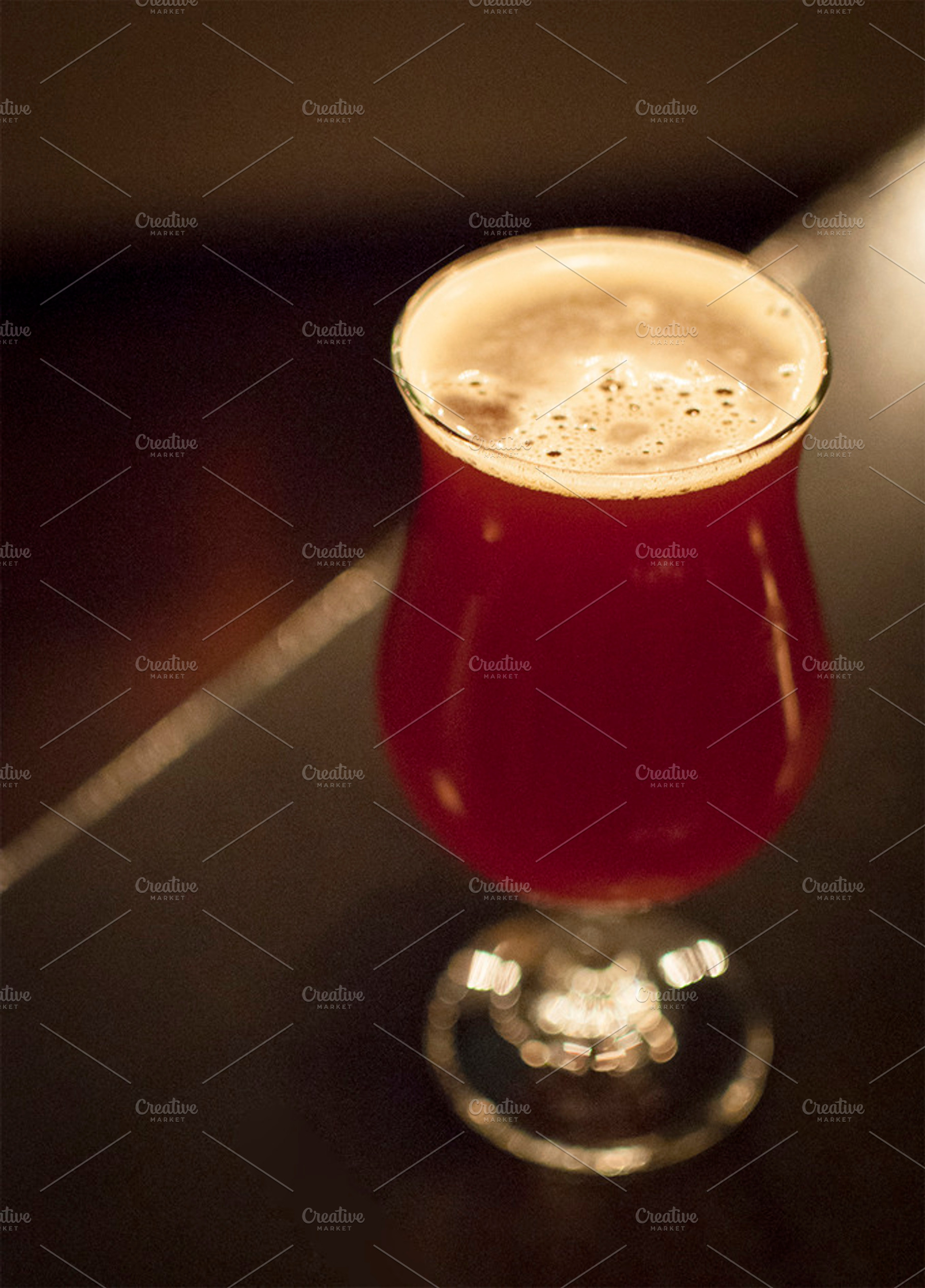 Red Ale Tulip Glass, a Food & Drink Photo by Foxtail Pine Studio