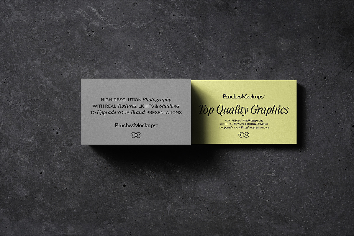 PM_BC/Ø6 - Business Cards Mockup, a Print Template by PinchesMockups© (Photo 4 of 6)