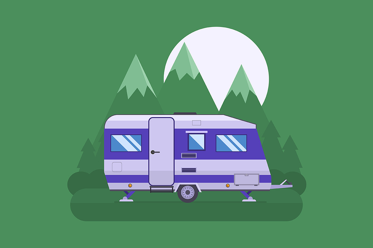RV Travel Collection, an Illustration by Alex Krugli (Photo 2 of 9)