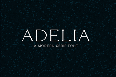 Adelia - A Modern Serif Font