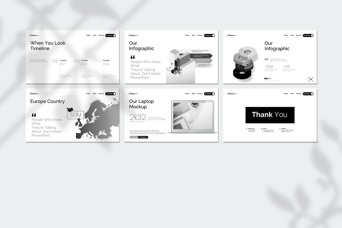 Clean Minimal Presentation Template, a Presentation Template by Creative-Work (Photo 7 of 9)