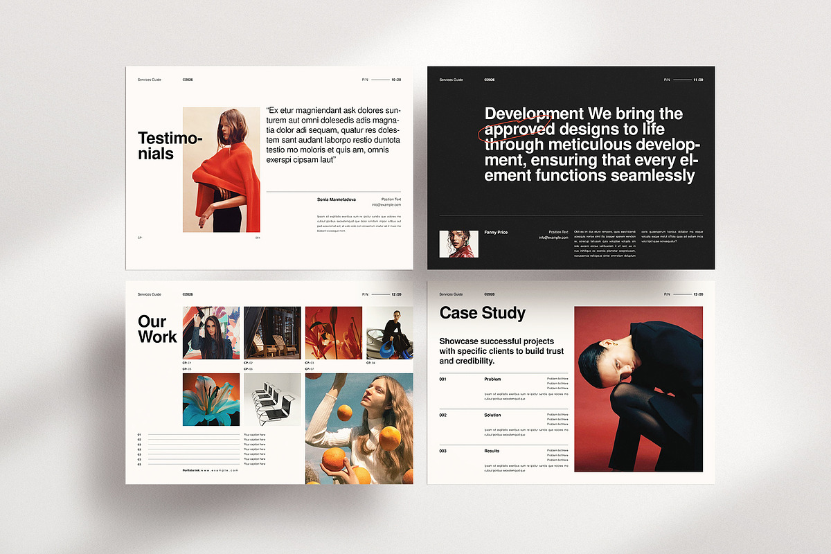 Services and Pricing Guide Template, a Brochure Template by ArtisanaAura (Photo 8 of 14)