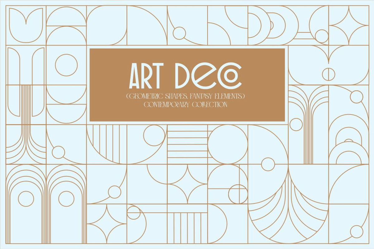 Art Deco Fantasy, a Background Graphic by Collection by VY (Photo 1 of 15)