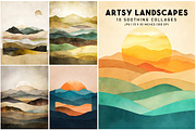 Artsy Landscapes, a Decorative Illustration by Digital Art Creations (Thumbnail 3 of 7)