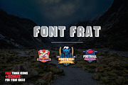 Frat Font - Modern Sans Serif, a Sans Serif Font by Pixnugget (Thumbnail 6 of 6)