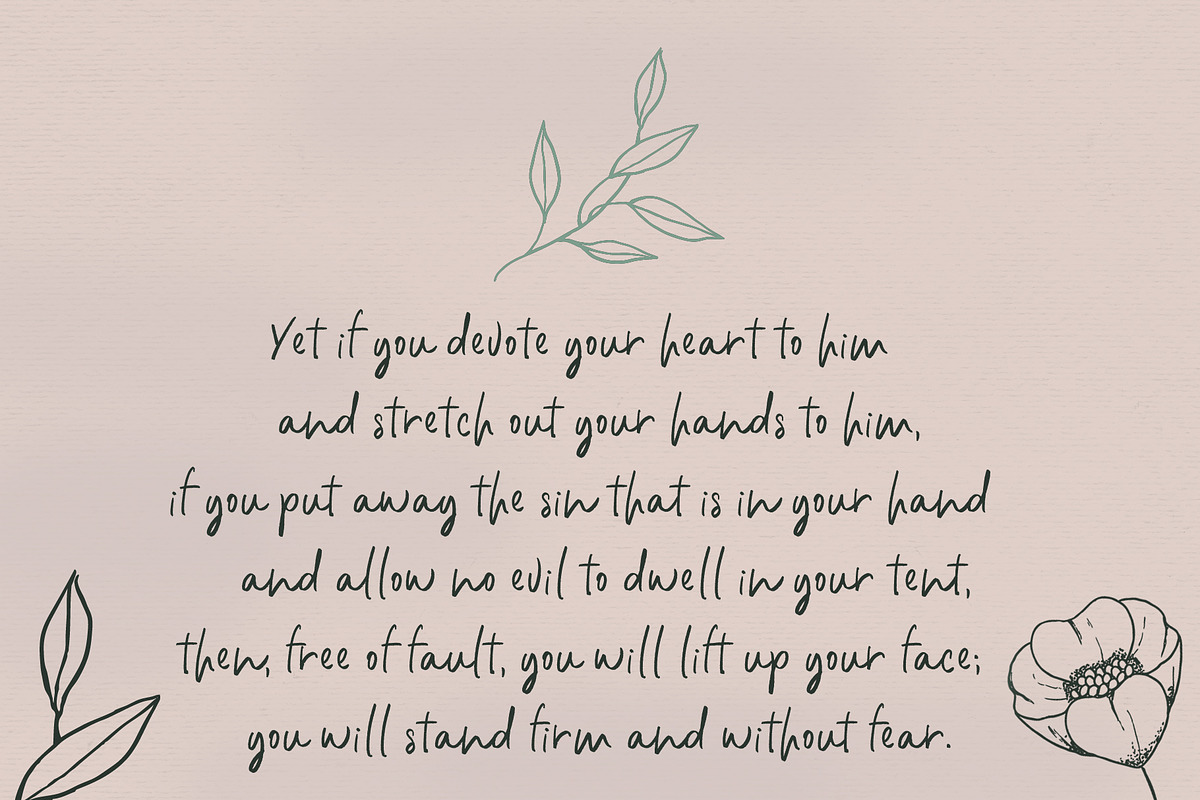 Botanical Garden Font & Logos preview 5