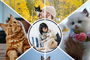 Collage Photo Frame Design Bundle, a Print Template by MRI STUDIO (Thumbnail 4 of 42)
