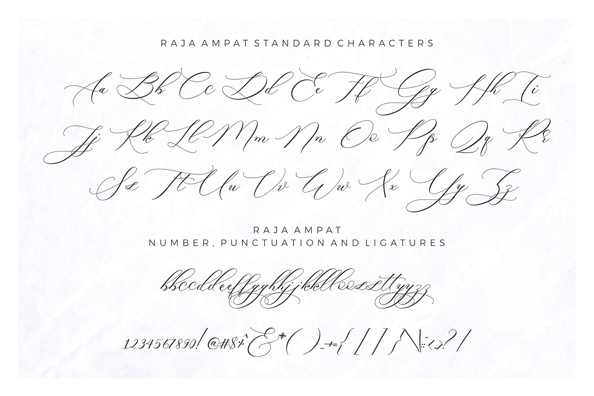 Raja Ampat – Modern Wedding Fonts, a Script Font by RedyStudio (Photo 10 of 11)