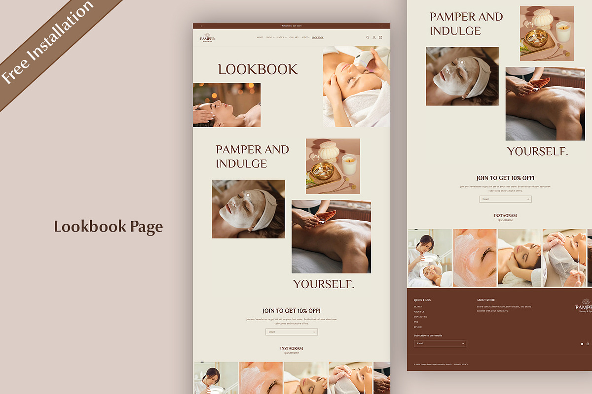 Shopify Theme Spa Wellness Template, a Shopify Template by QuickArtisan (Photo 4 of 13)
