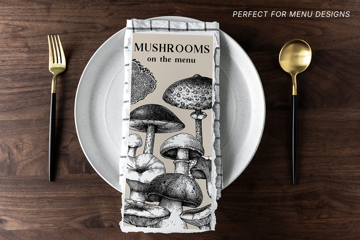 BUNDLE - Vegetables & Mushrooms, a Food Illustration by Yevheniia (Photo 6 of 10)