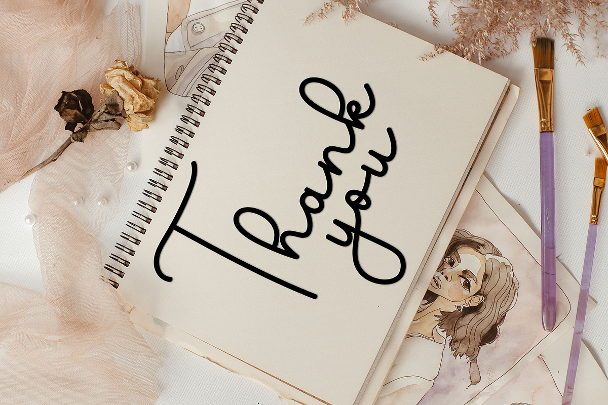Oceanic, a Handwritten Font by FreshTypeINK (Photo 8 of 8)