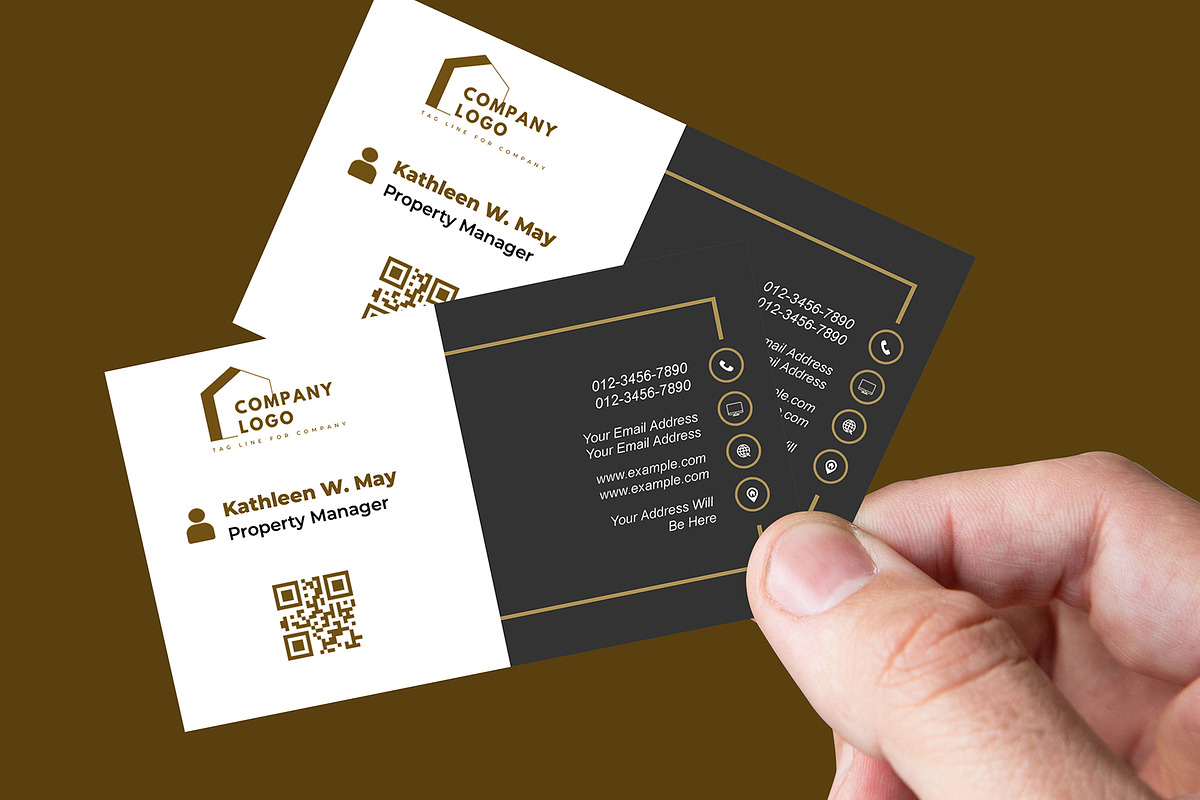 Edge Real Business Card PSD preview 3