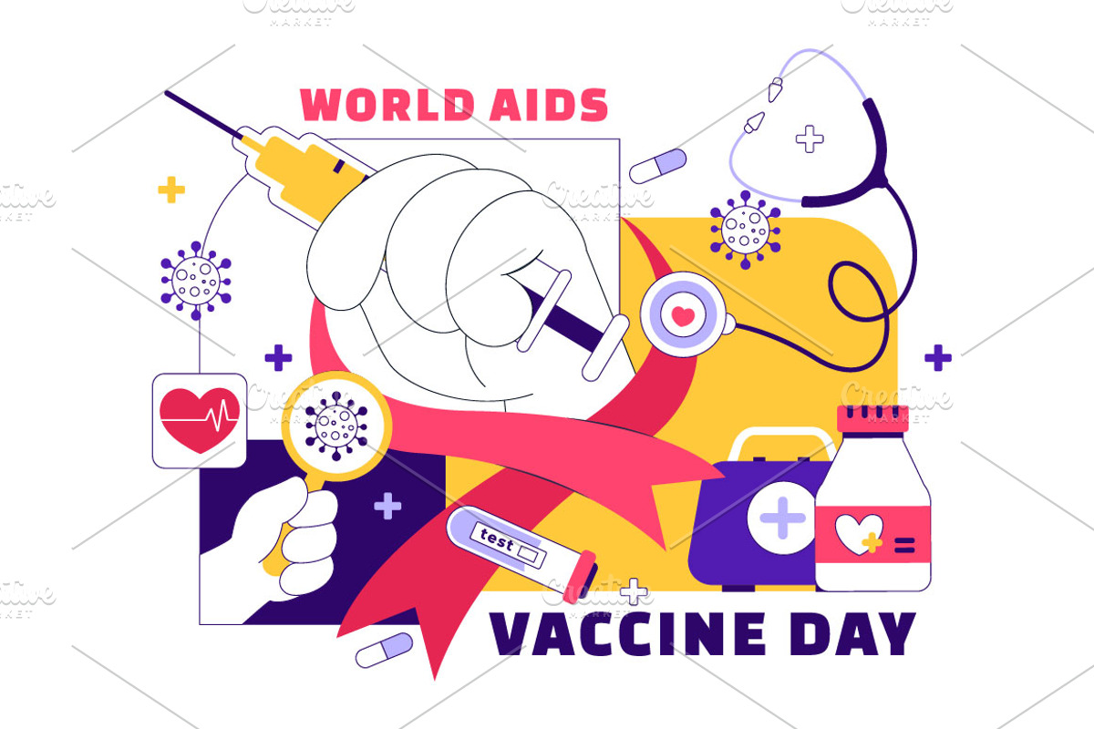 10 World AIDS Vaccine Day, a Healthcare Illustration by denayunebgt (Photo 4 of 4)
